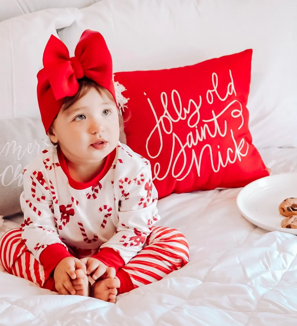 Kids 2 Pc Christmas Pajamas - Candy Canes