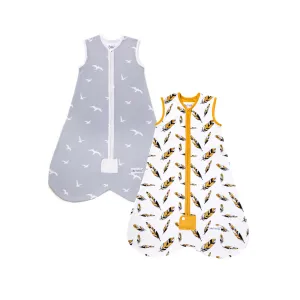 Lightweight Sleep Bag Set | Birds/Feathers