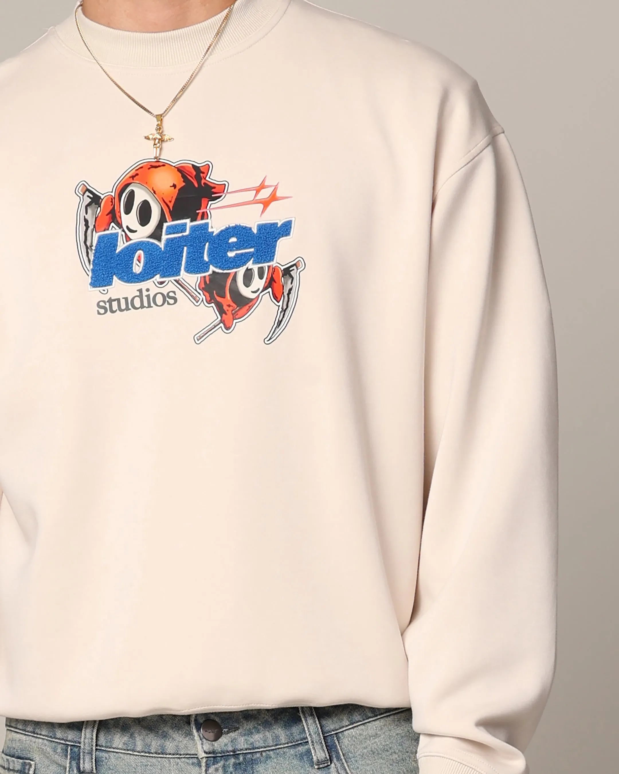 Loiter Elevate Crewneck Off White