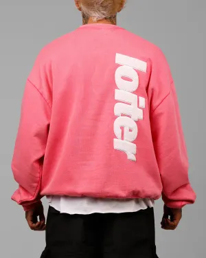 Loiter Freeway Crewneck Pink