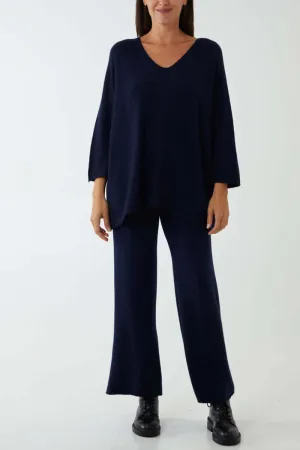 Lucinda V-Neck Soft Touch Lounge Set