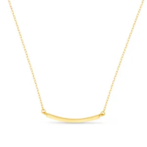 LUXE Curved Bar Necklace