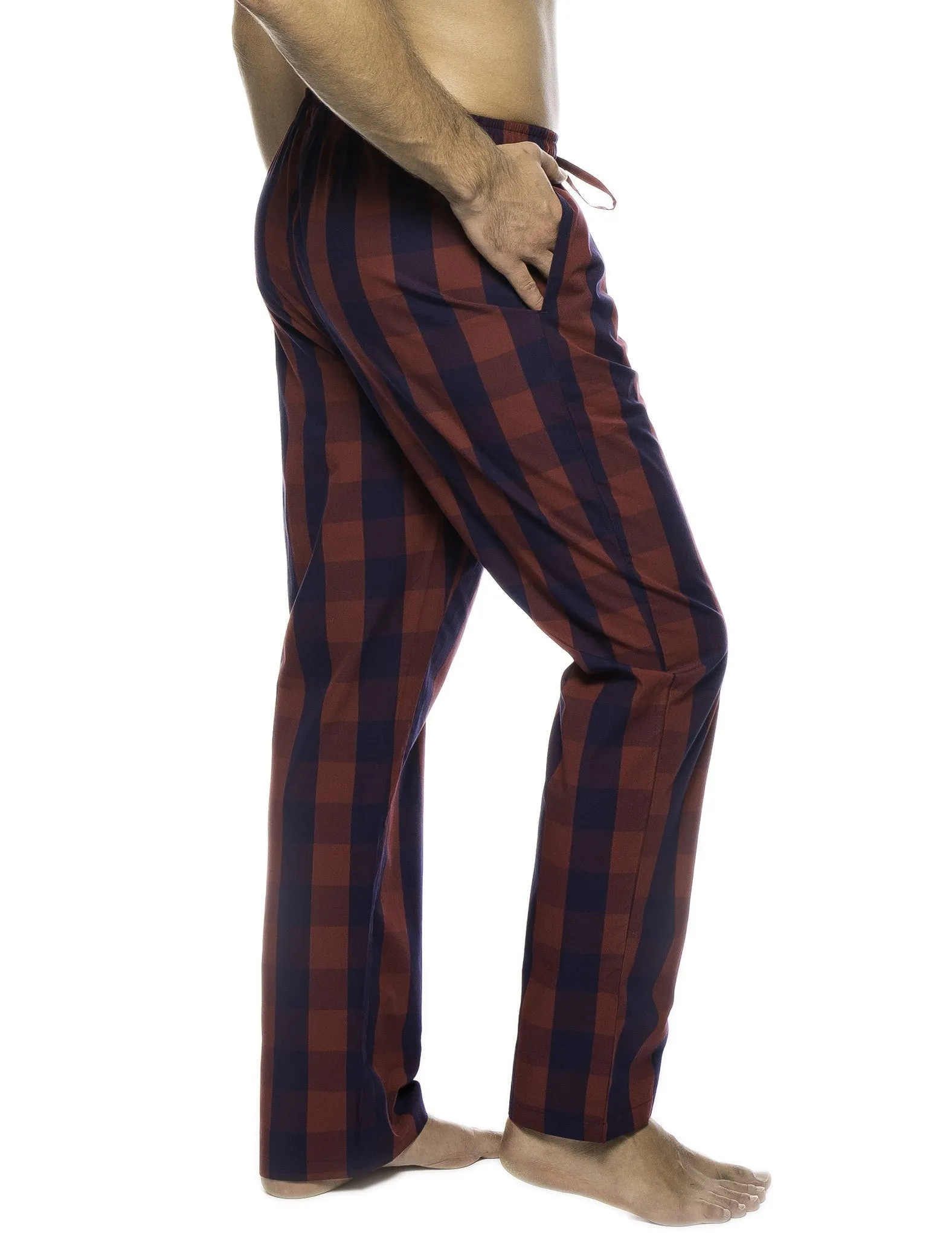 Men's 100% Woven Cotton Lounge Pants