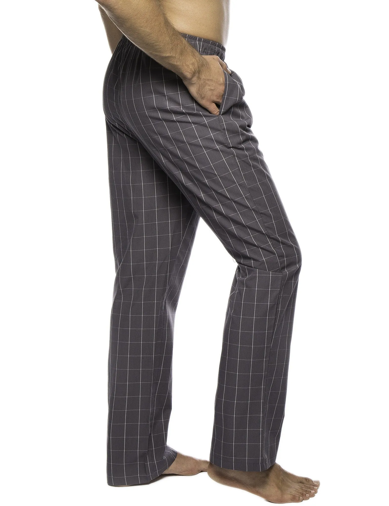 Men's 100% Woven Cotton Lounge Pants