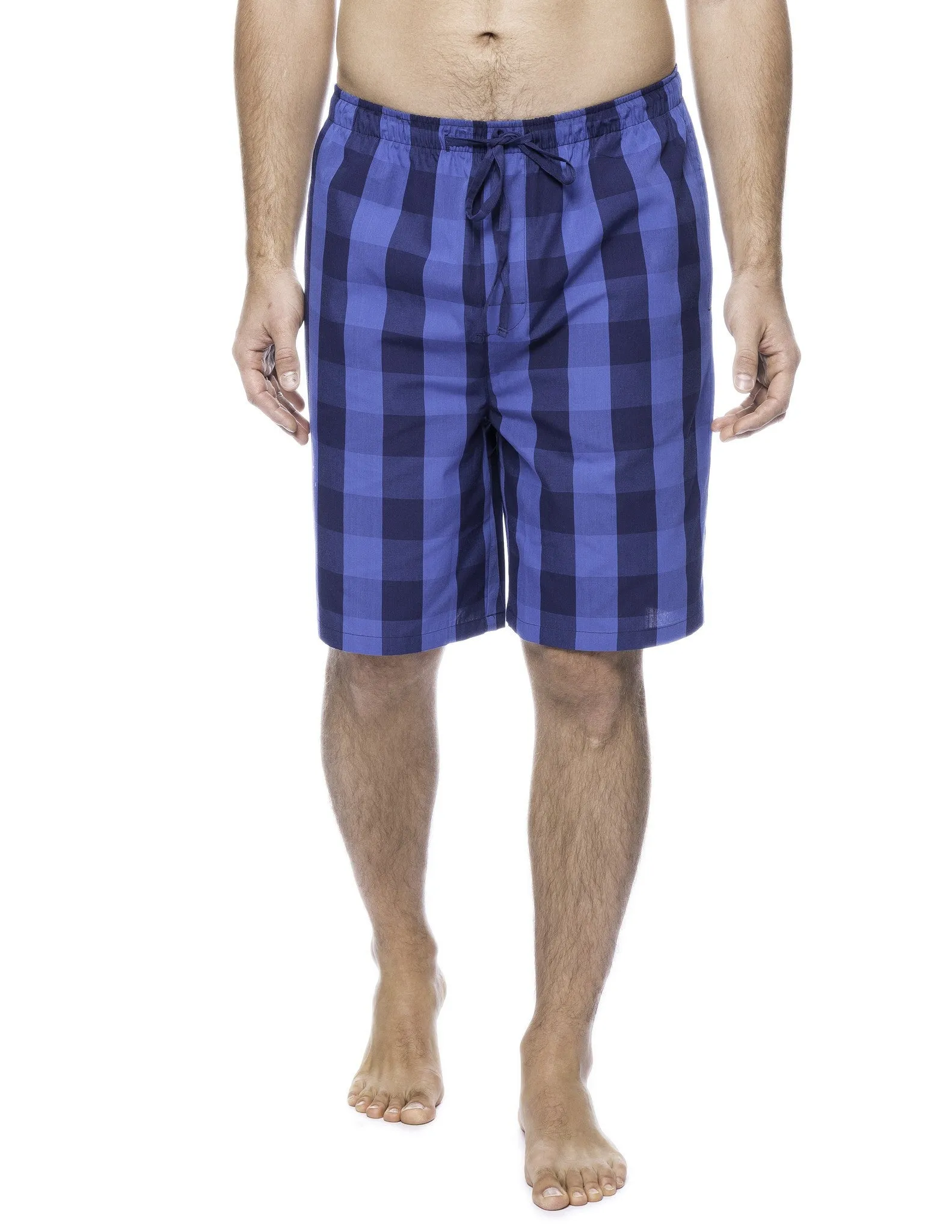 Men's 100% Woven Cotton Lounge Shorts