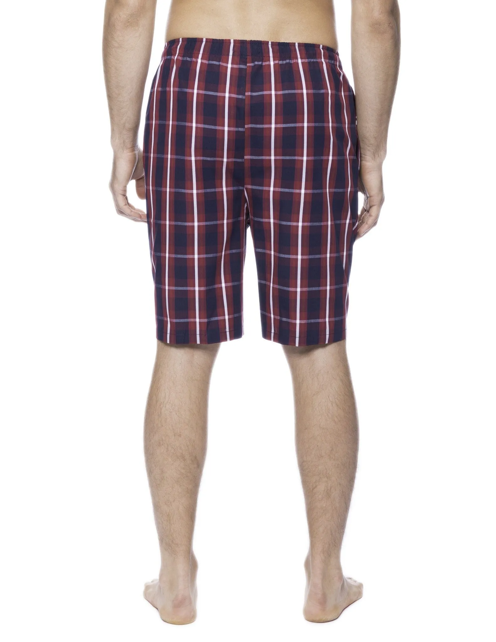 Men's 100% Woven Cotton Lounge Shorts