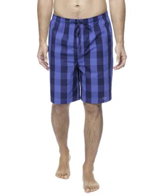 Men's 100% Woven Cotton Lounge Shorts