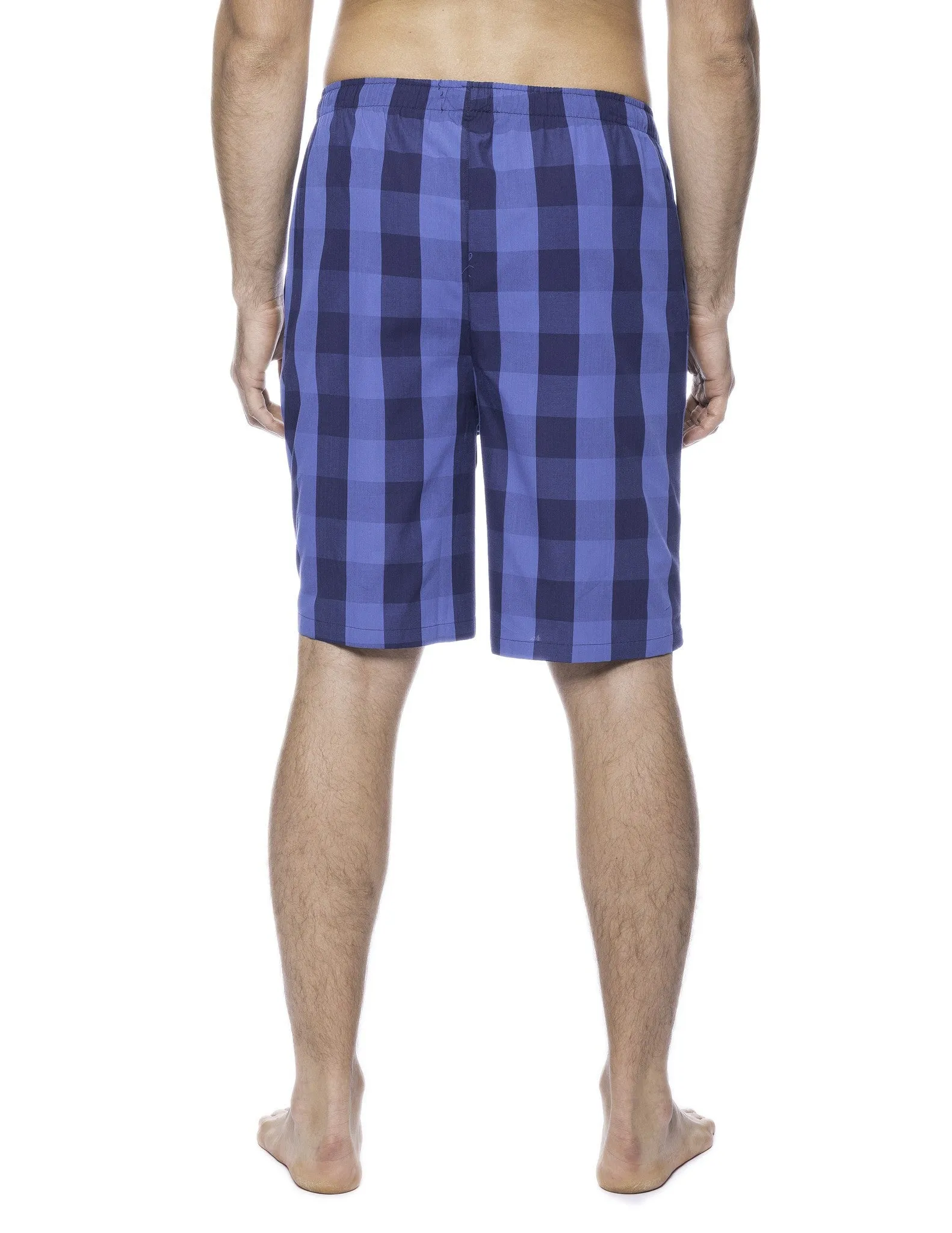 Men's 100% Woven Cotton Lounge Shorts