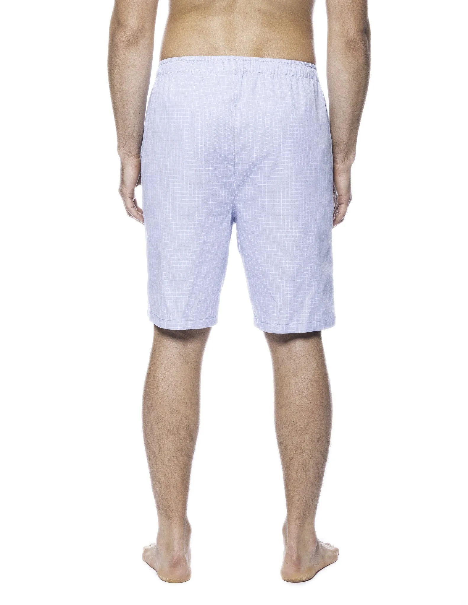 Men's 100% Woven Cotton Lounge Shorts