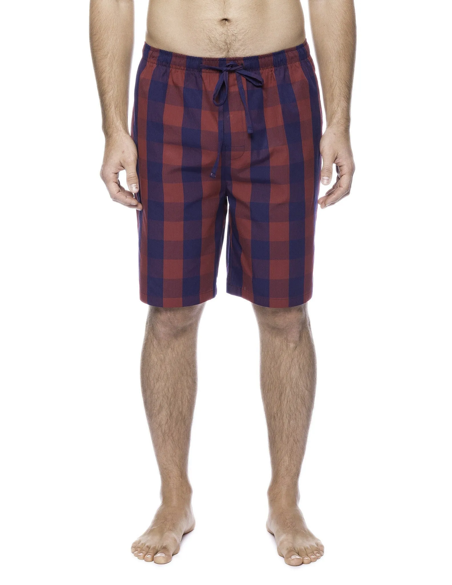 Men's 100% Woven Cotton Lounge Shorts