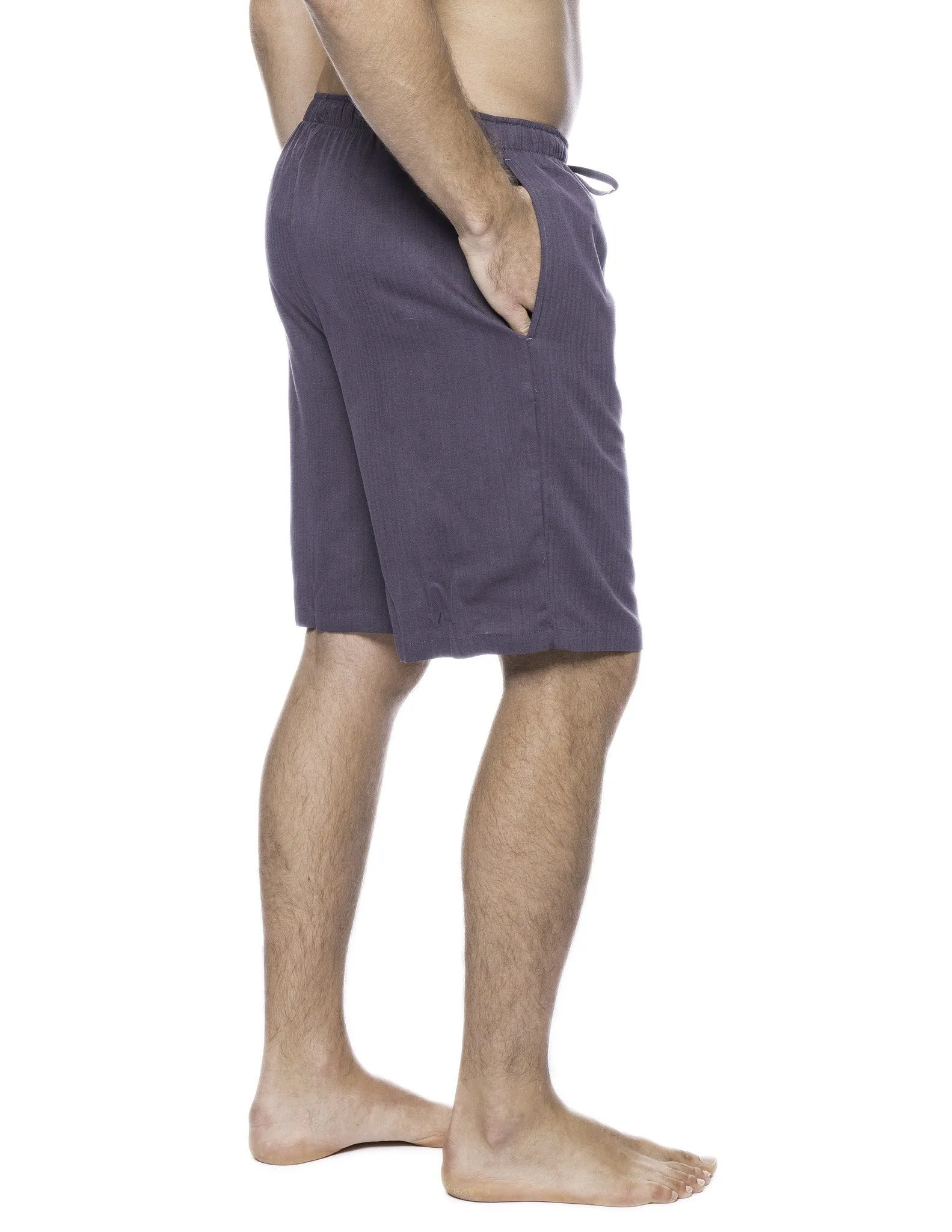 Men's 100% Woven Cotton Lounge Shorts