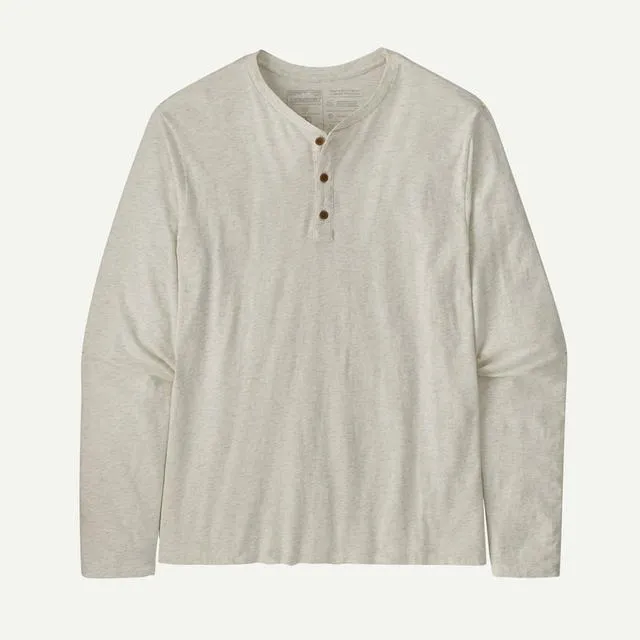 Men's Long-Sleeved Daily Henley