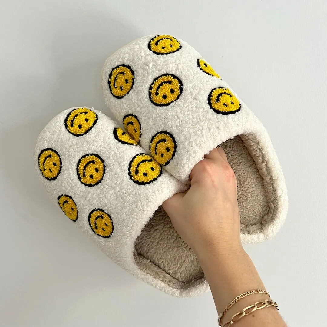 Mini Happy Face Slides Slippers