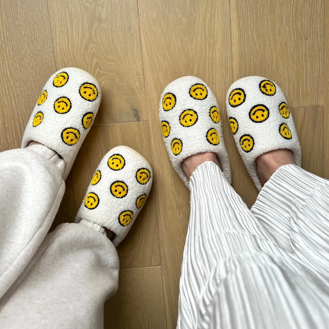 Mini Happy Face Slides Slippers