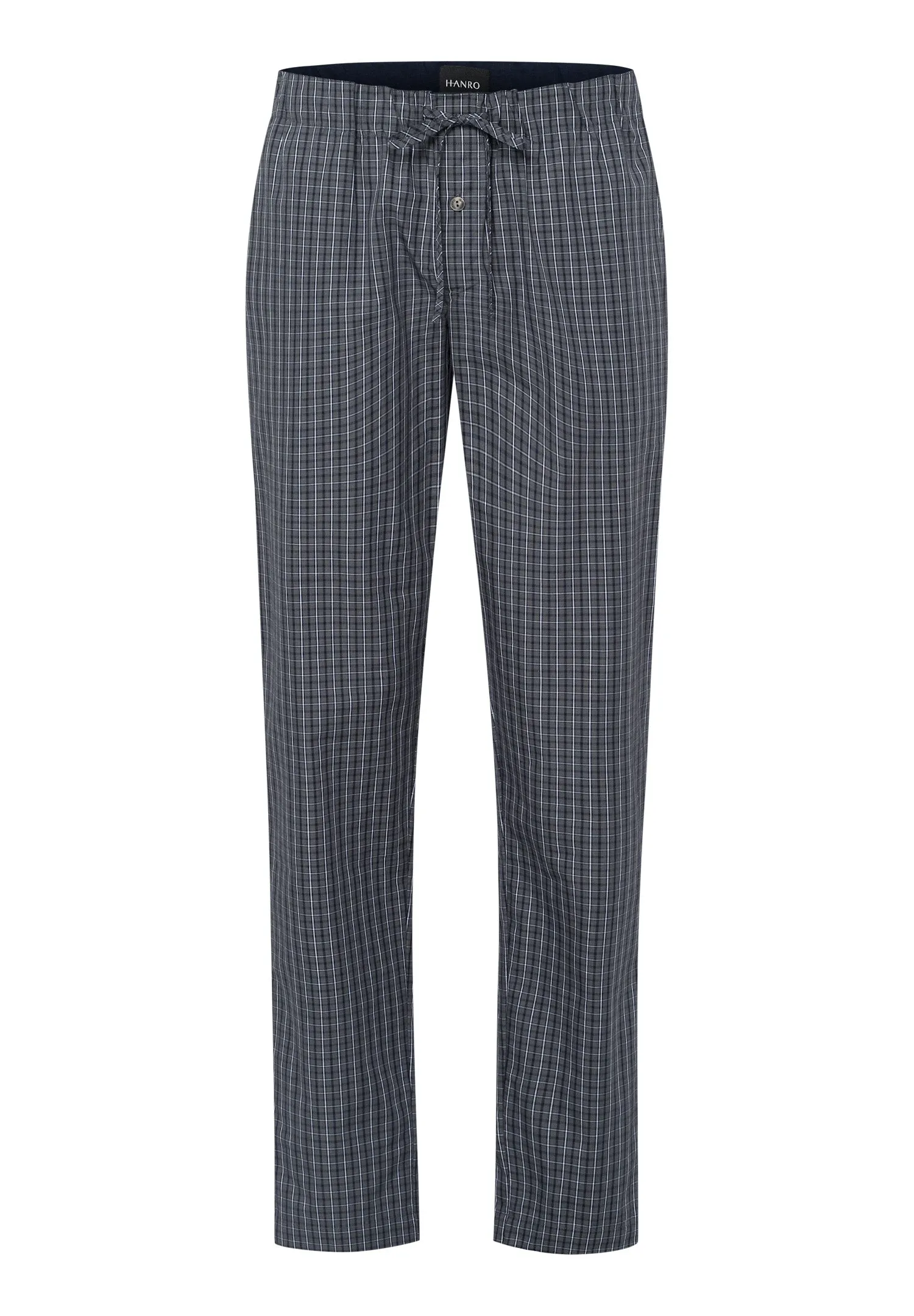 Night And Day Cotton Woven Drawstring Pants | Casual Check 75436-2385
