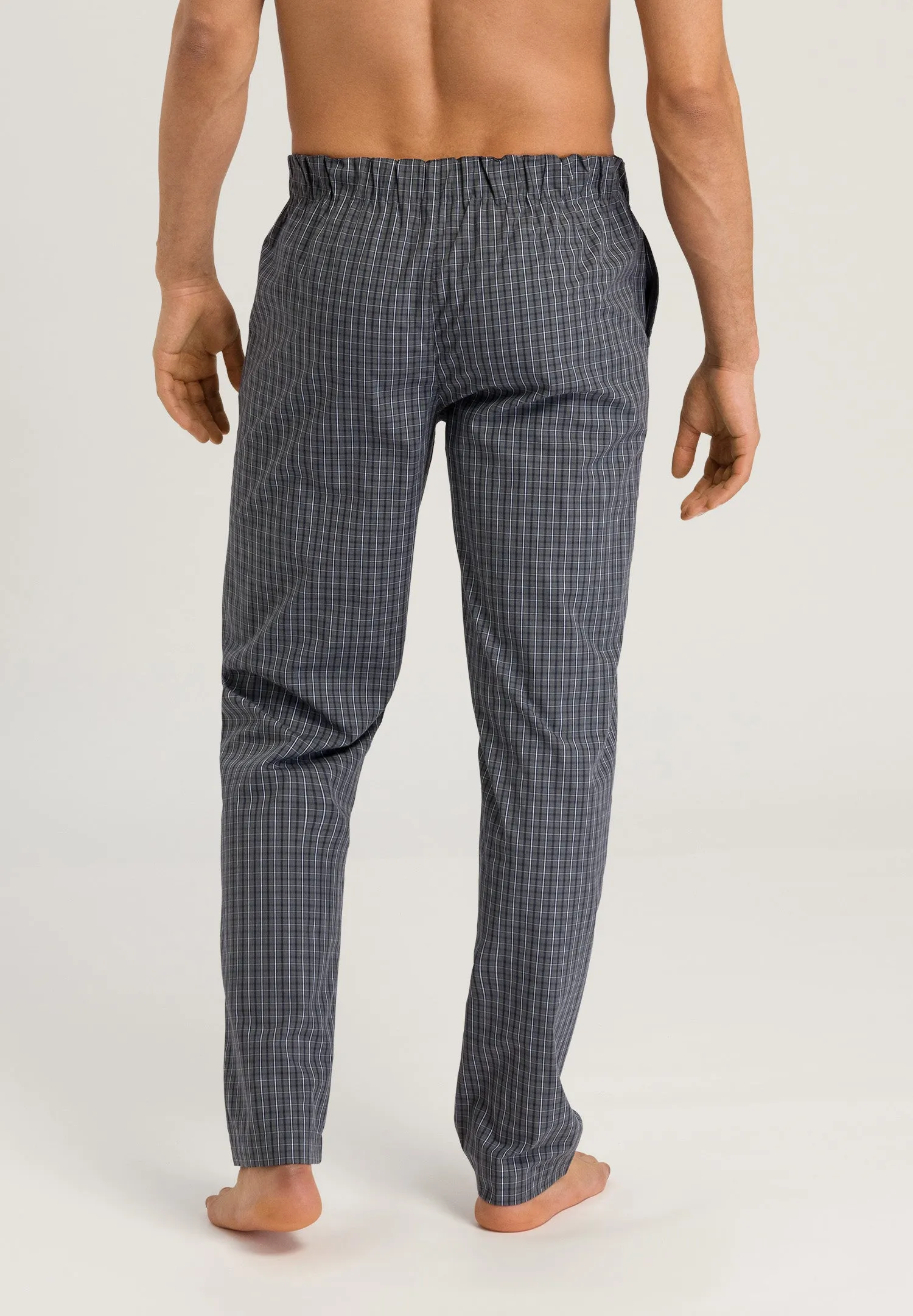 Night And Day Cotton Woven Drawstring Pants | Casual Check 75436-2385