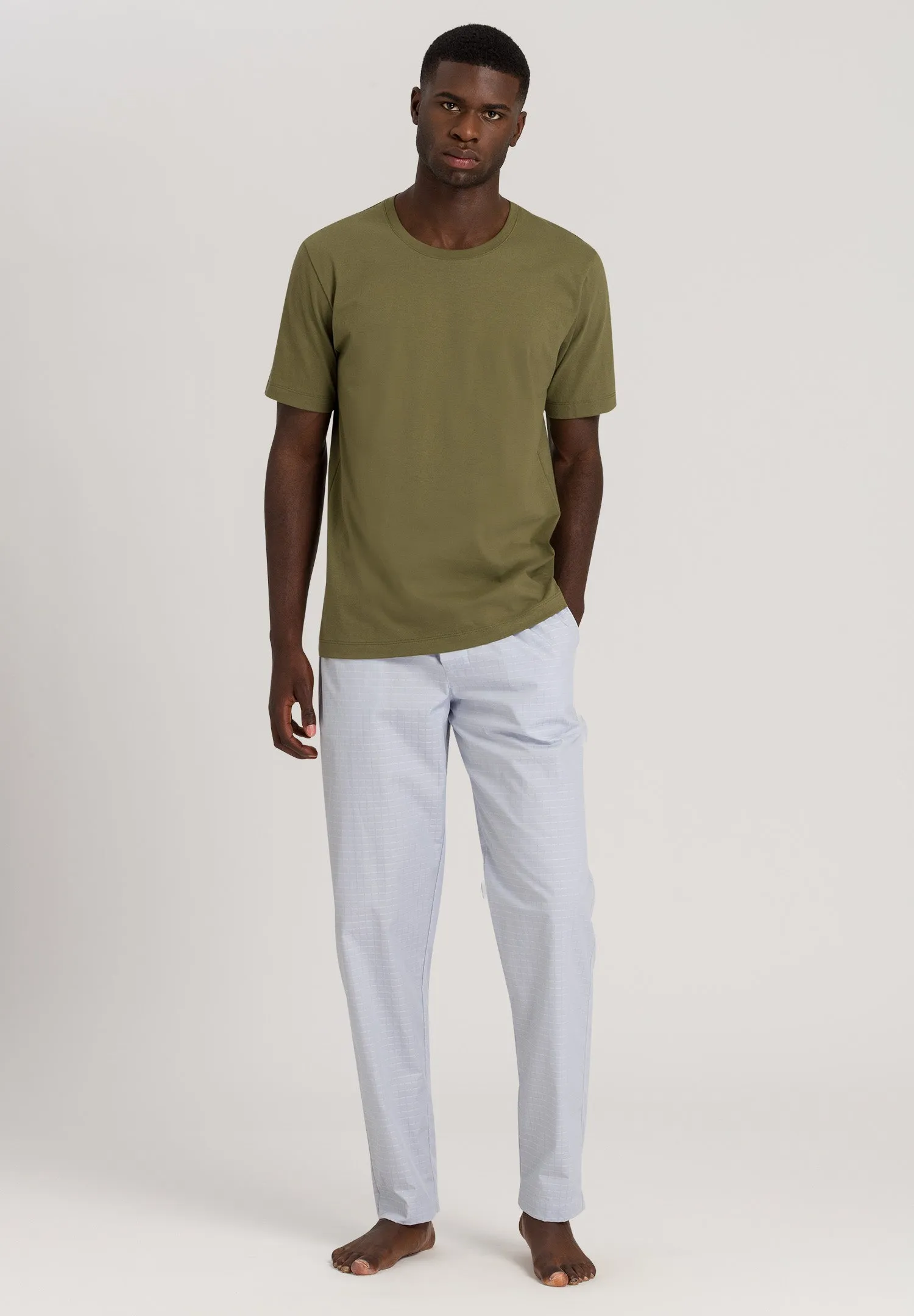 Night And Day Cotton Woven Drawstring Pants | Nautical Check 75436-2356
