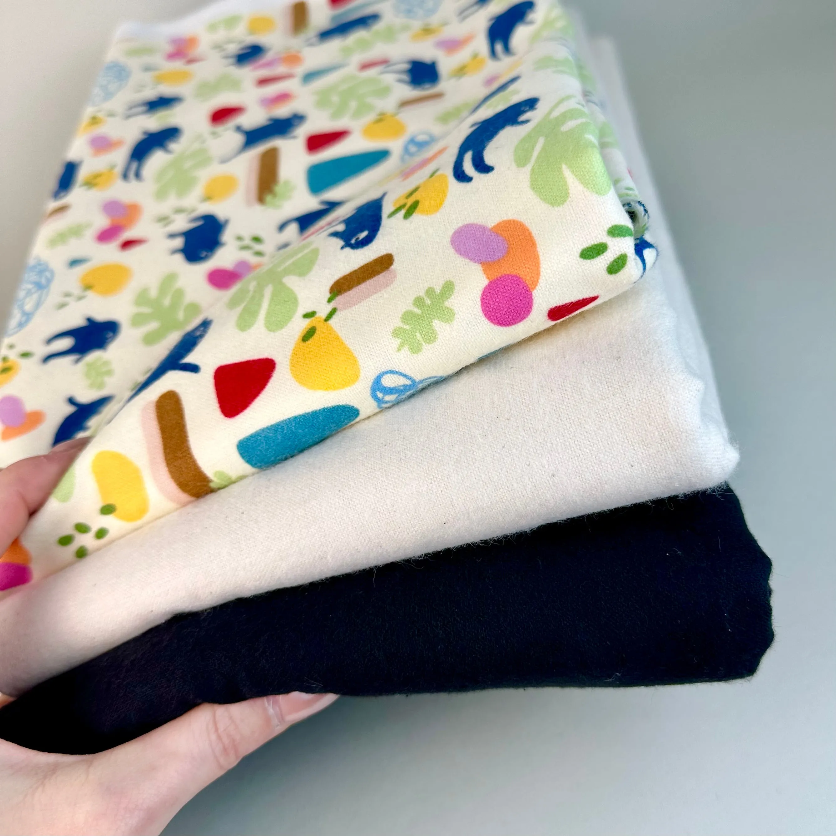 Organic Cotton Flannelette, 3 colours (WFL0268:270)