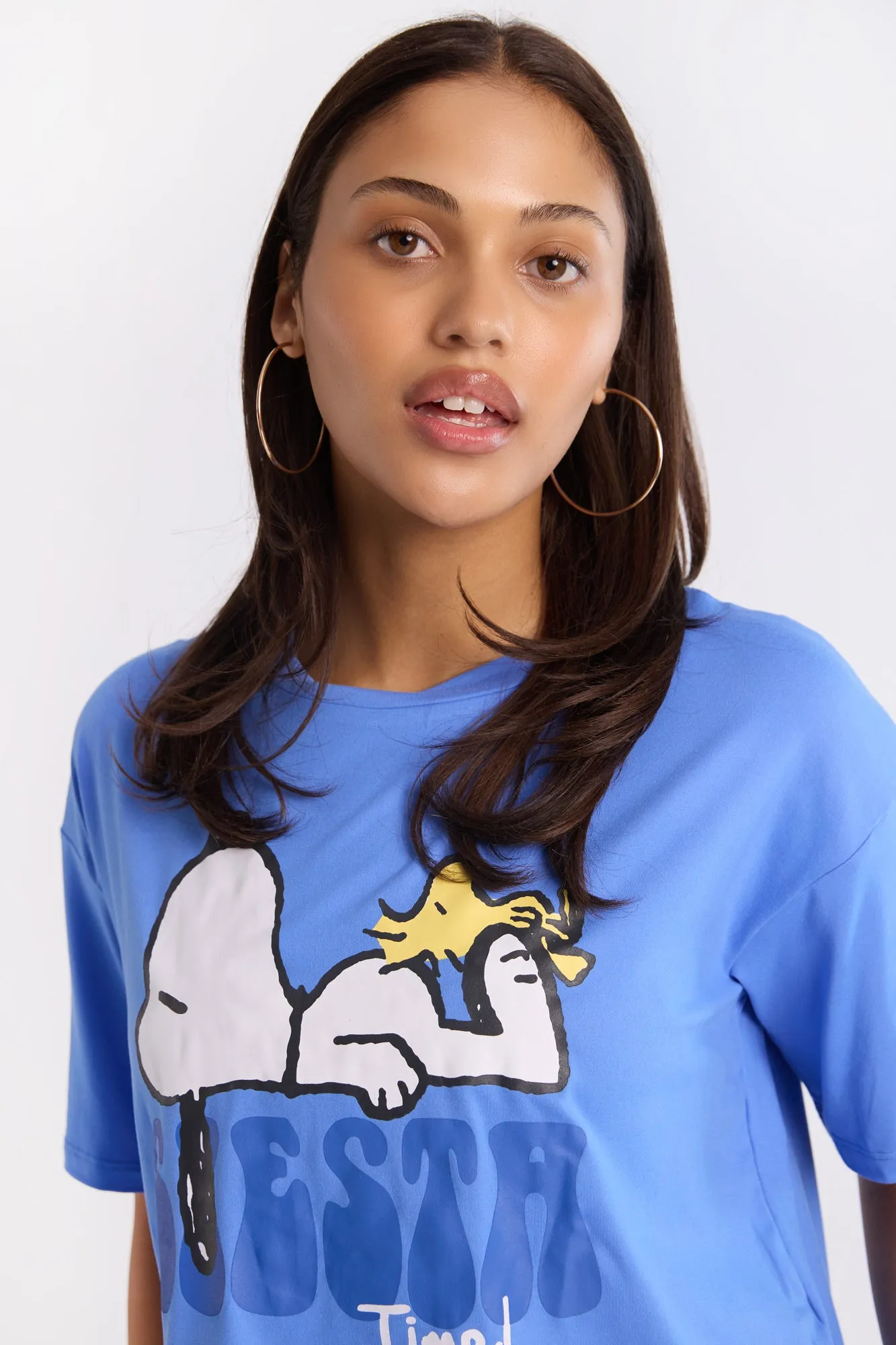 Peanuts Snoopy Super Soft Pajama Tee And Jogger 2-Piece Set