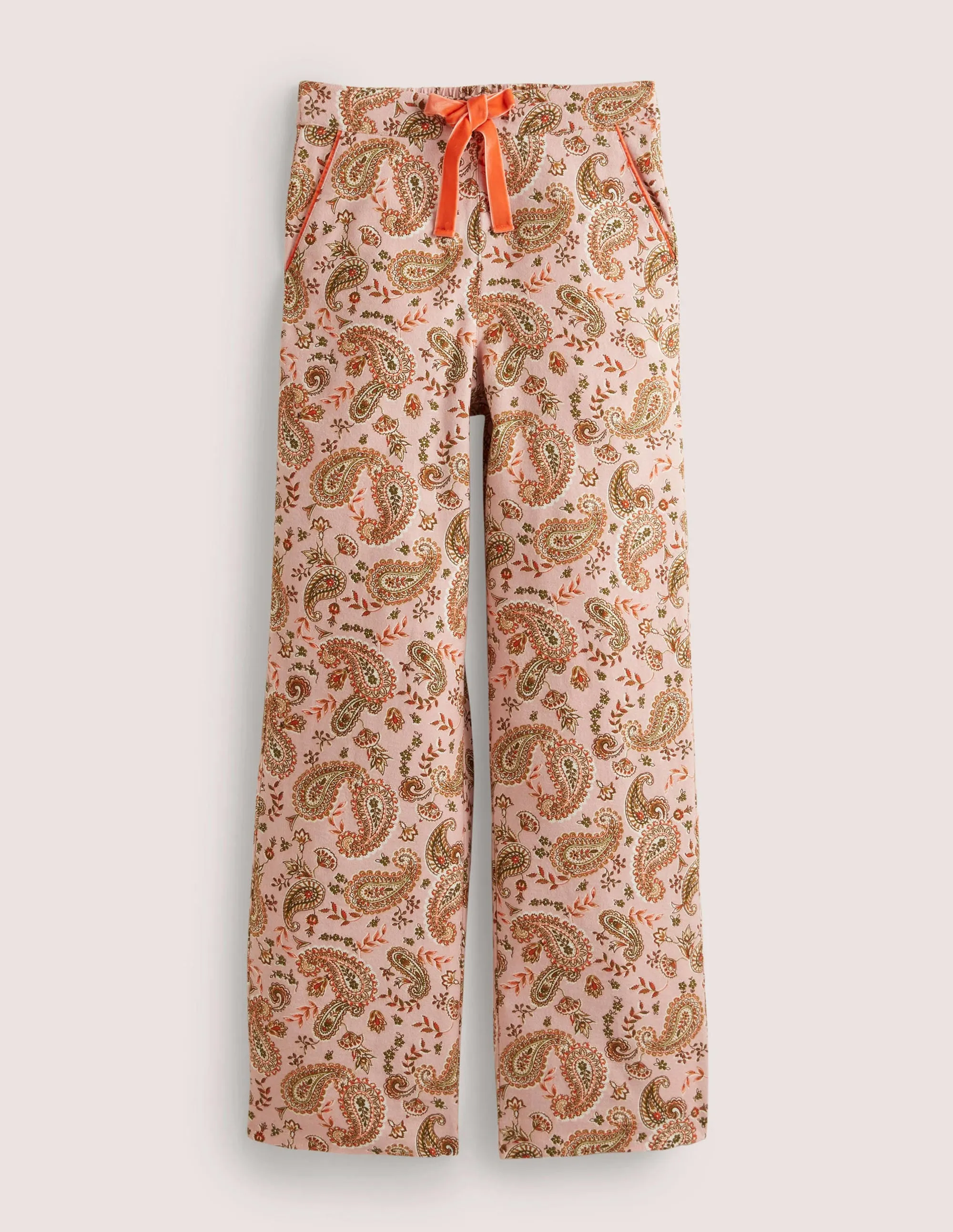 Pink Paisley Print Pyjama Bottoms-Milkshake, Paisley Passion