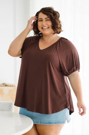 Remi Top - Chocolate