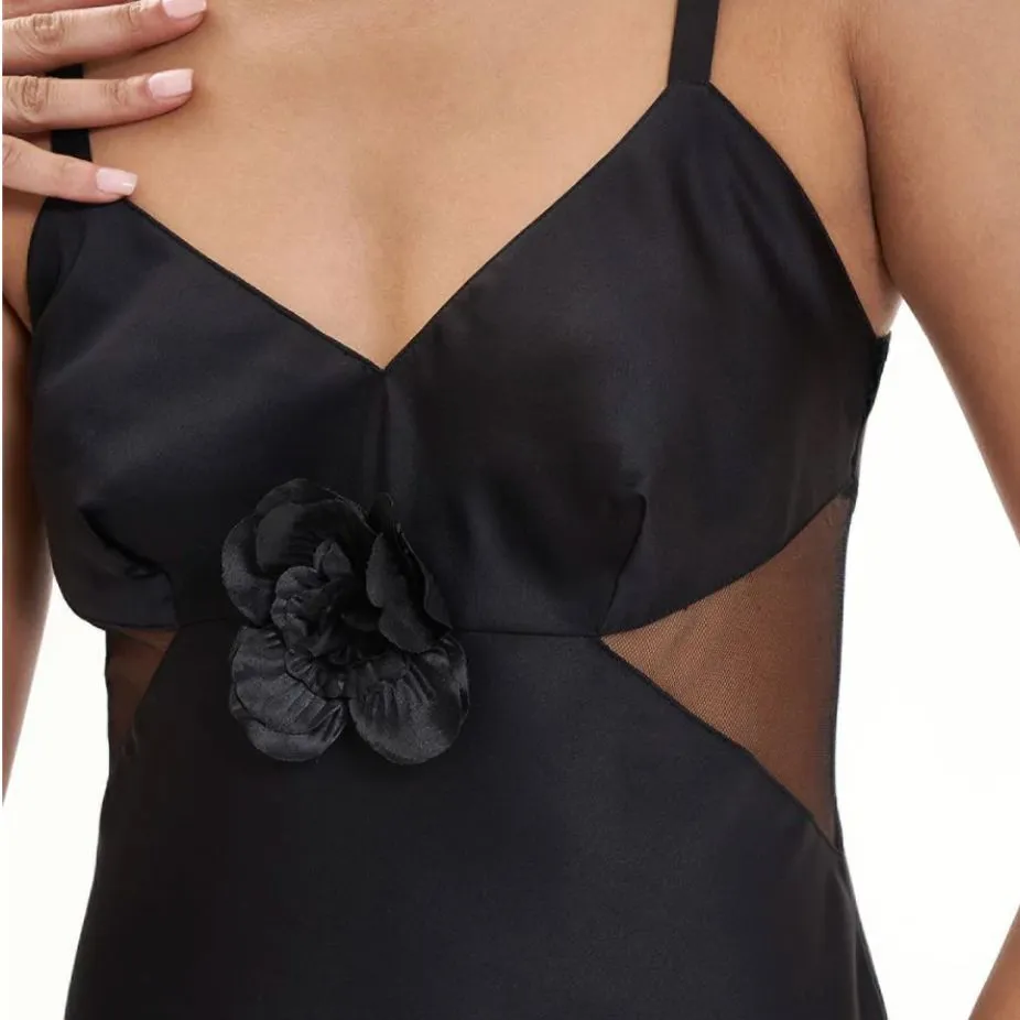 Rya Collection Tania Chemise in Black 591