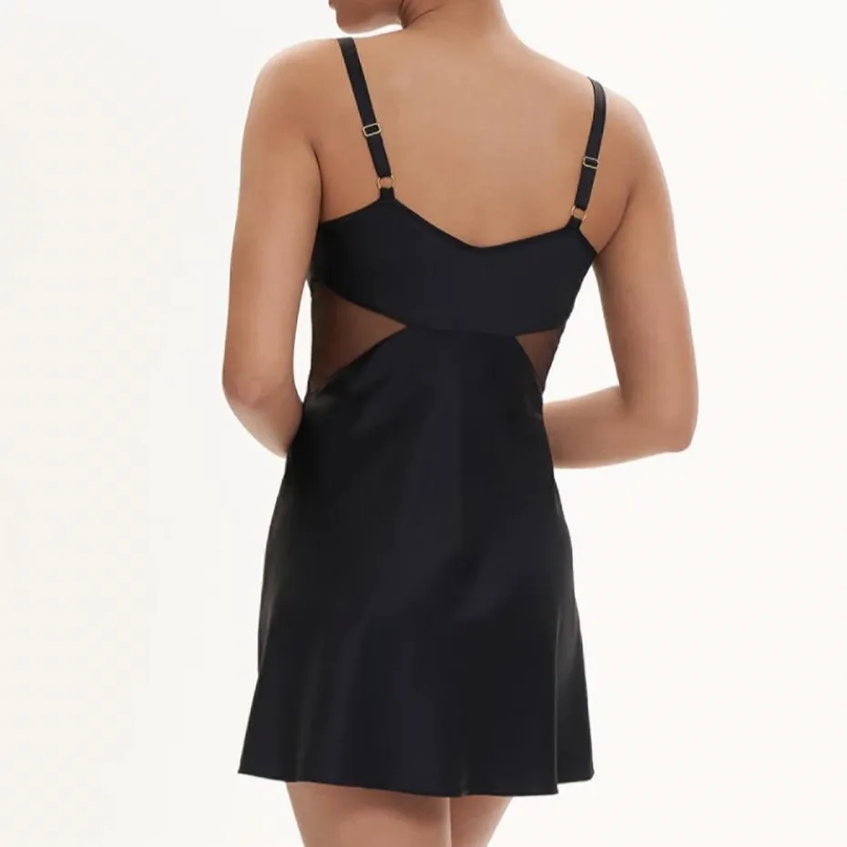 Rya Collection Tania Chemise in Black 591