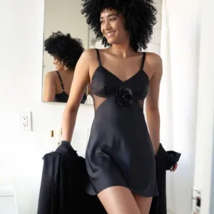 Rya Collection Tania Chemise in Black 591