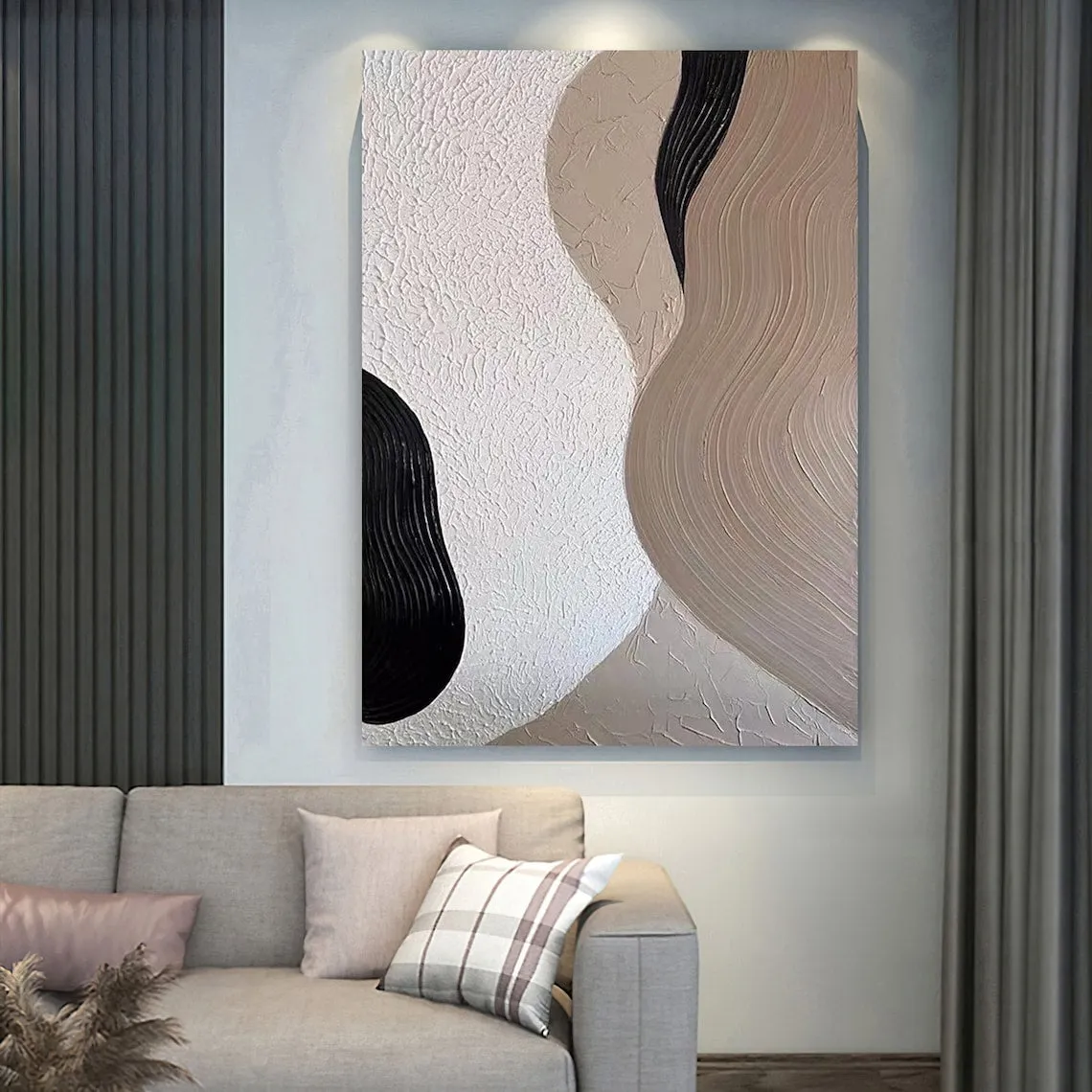 Serenity Swirls Canvas