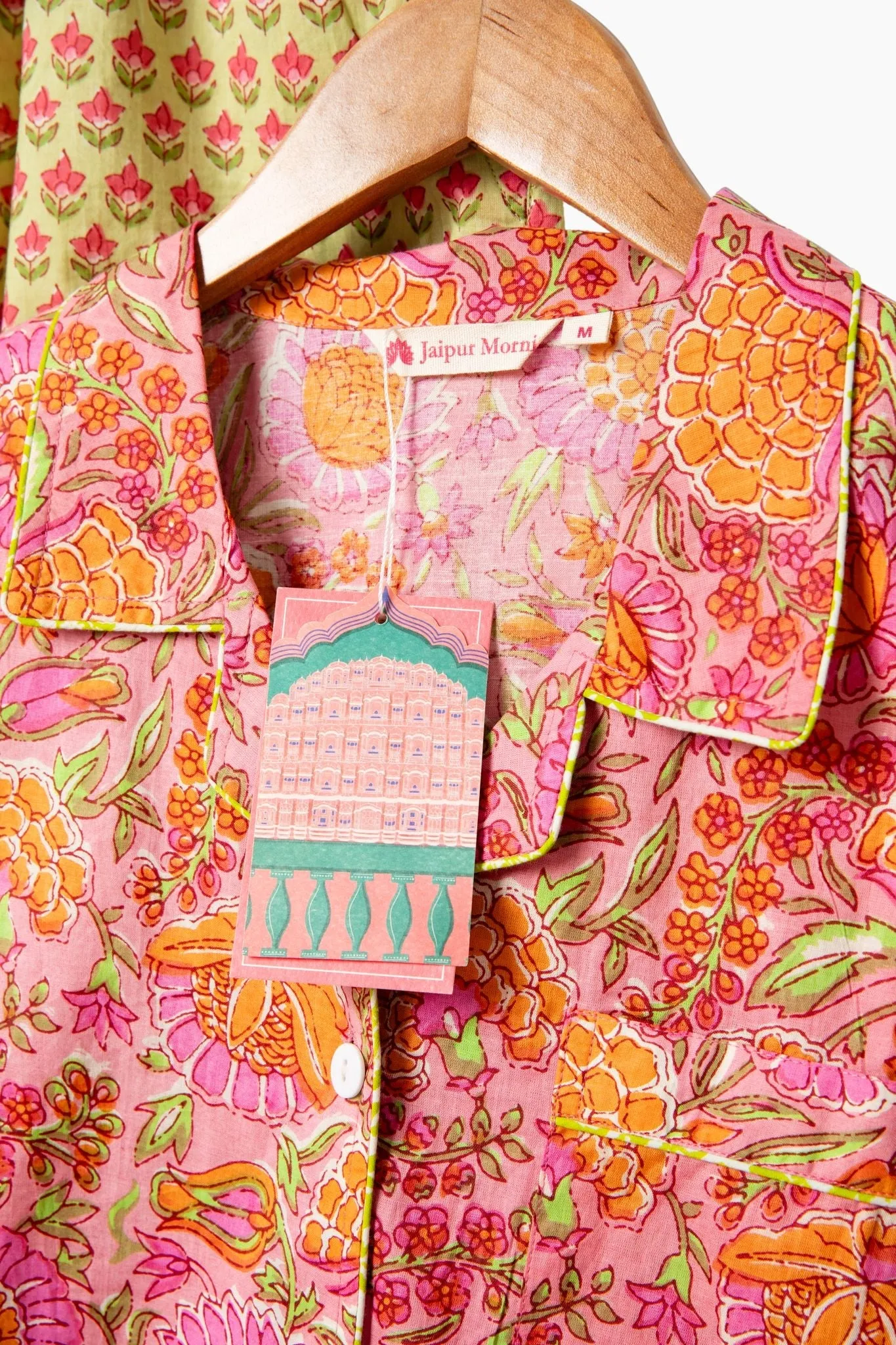 Shanti PJ Set Short | Exclusive Limited Edition | Tangerine Garden