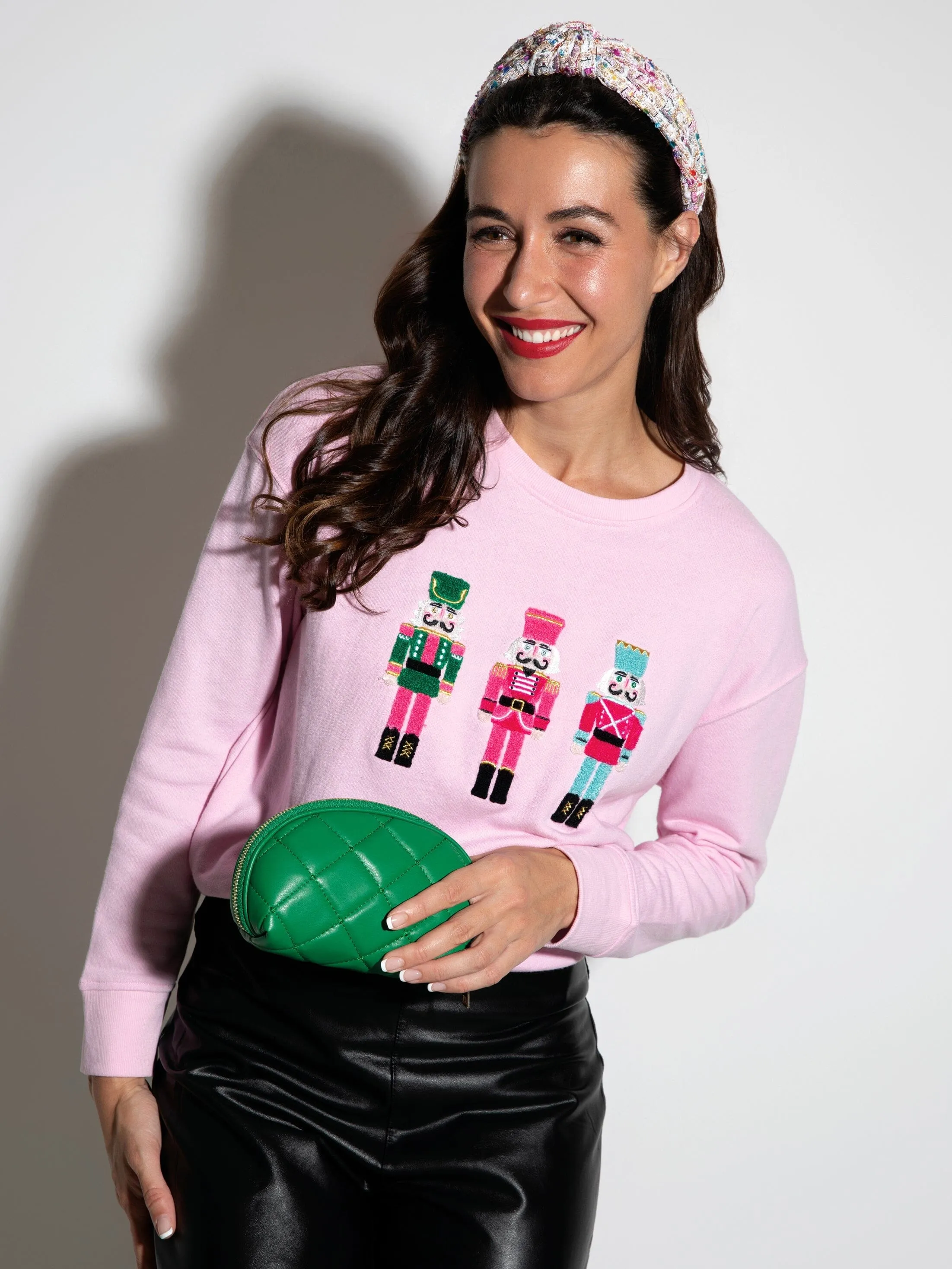 Shiraleah Nutcracker Sweatshirt | Blush