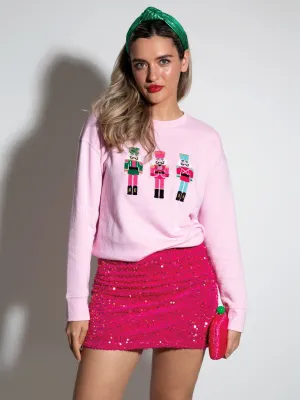 Shiraleah Nutcracker Sweatshirt | Blush