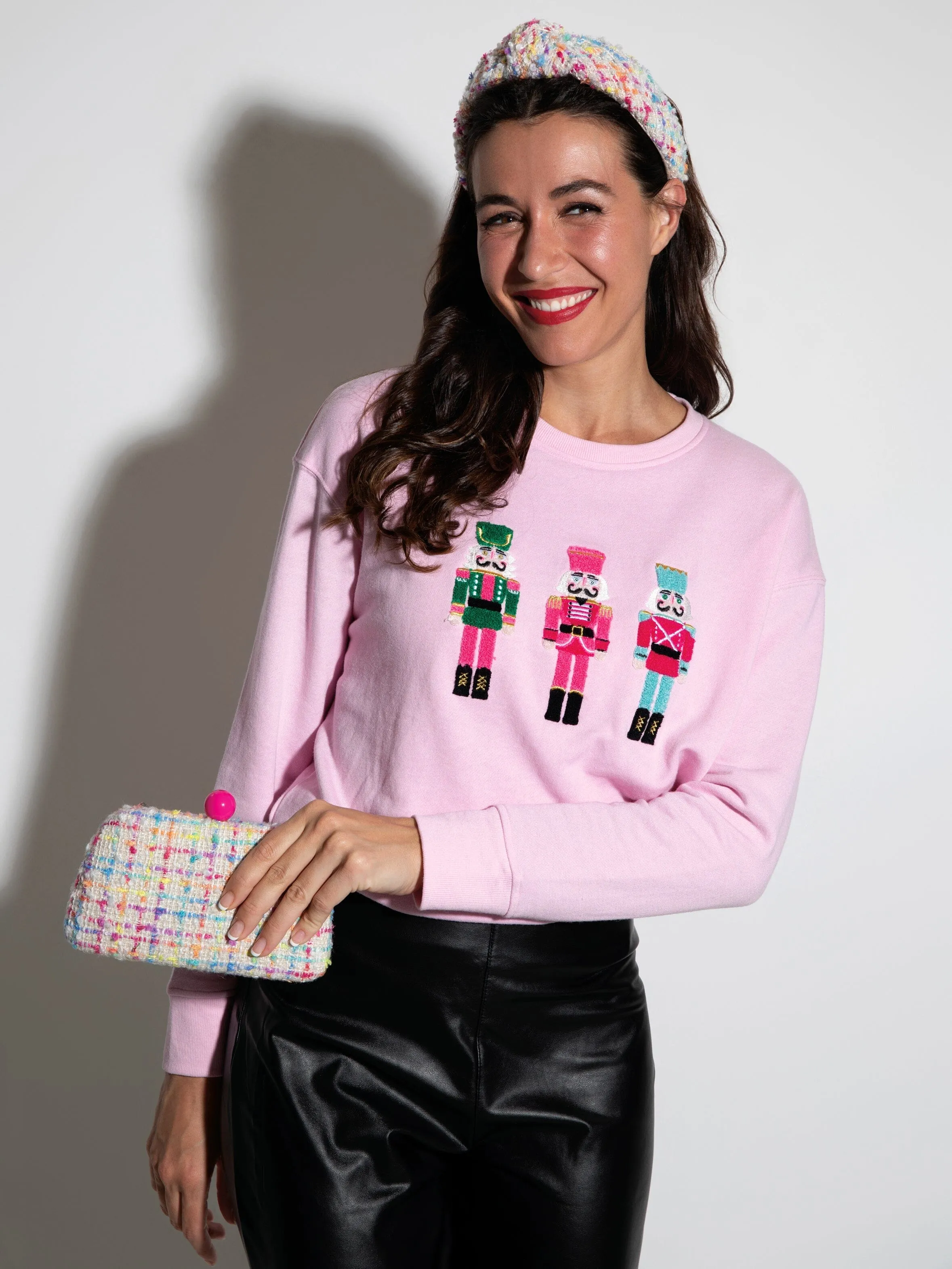 Shiraleah Nutcracker Sweatshirt | Blush
