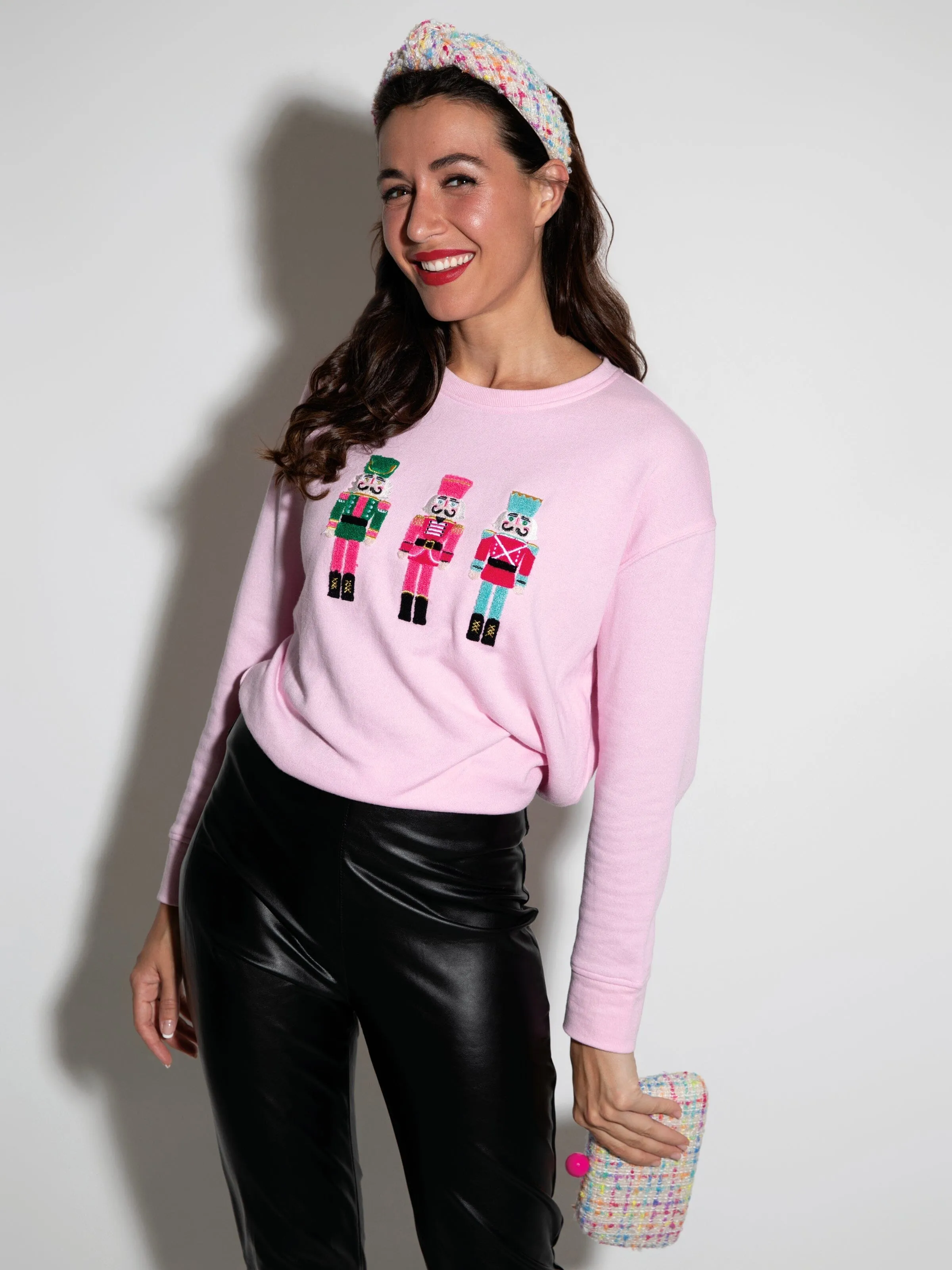 Shiraleah Nutcracker Sweatshirt | Blush