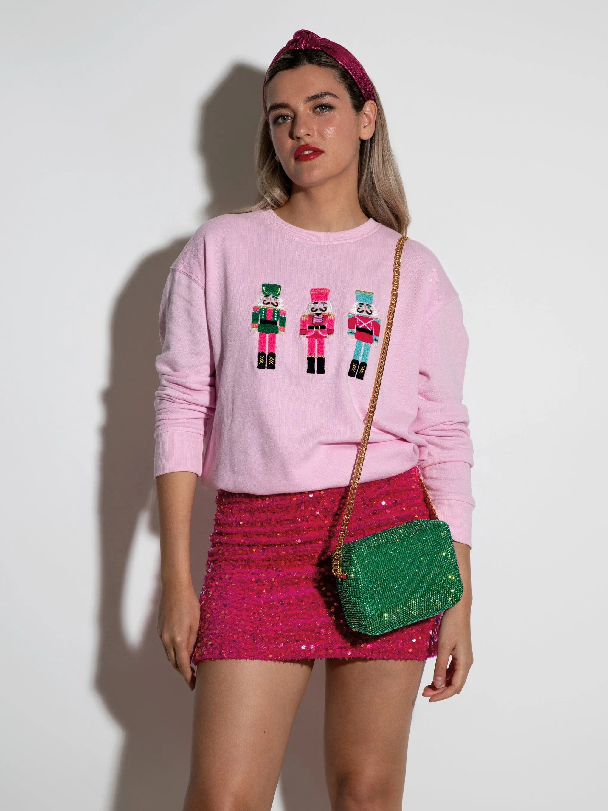 Shiraleah Nutcracker Sweatshirt | Blush