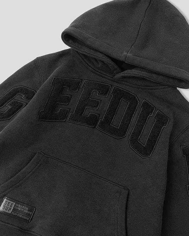 Team Logo Tracksuit Kids Vintage Washed Black