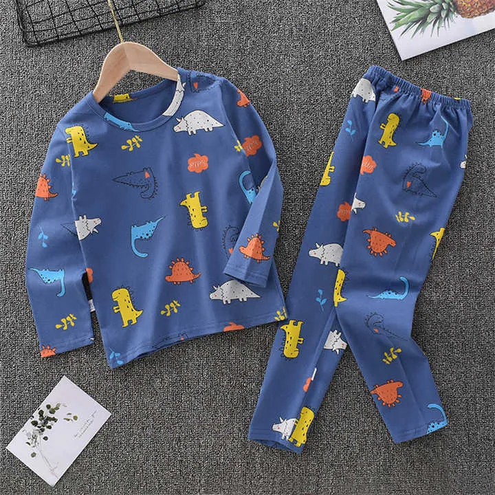 Toddler Kid Clothes Cotton Printed Girls-طقم بيجامات قطنية مطبوعة