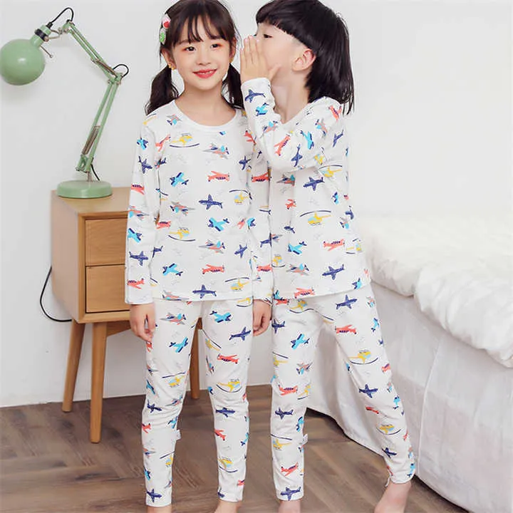 Toddler Kid Clothes Cotton Printed Girls-طقم بيجامات قطنية مطبوعة