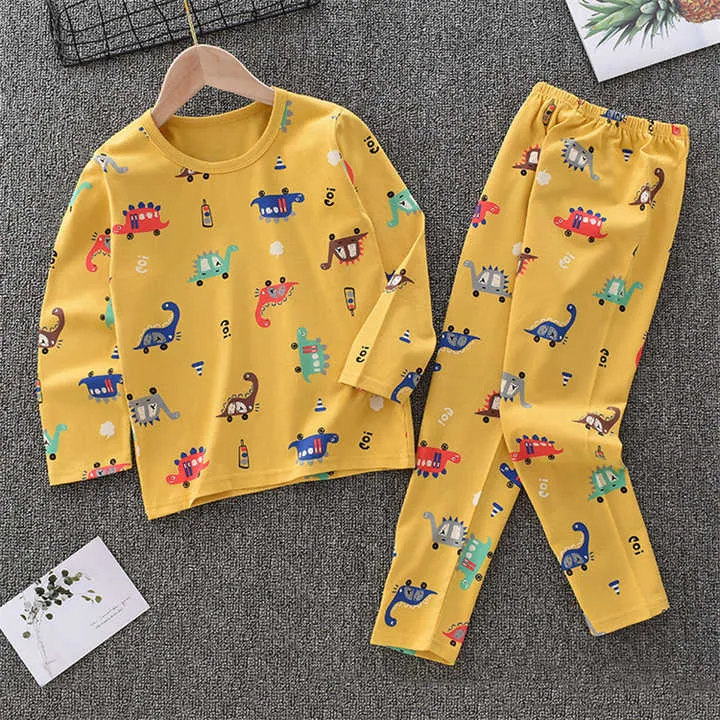 Toddler Kid Clothes Cotton Printed Girls-طقم بيجامات قطنية مطبوعة