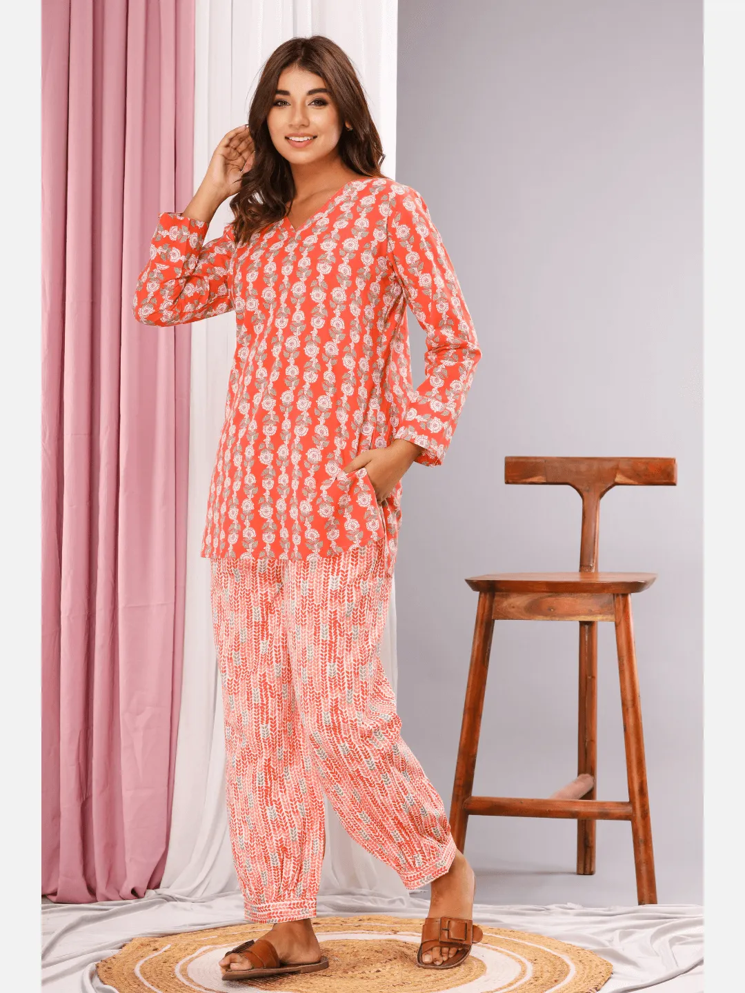 V Neck Tango Loungewear