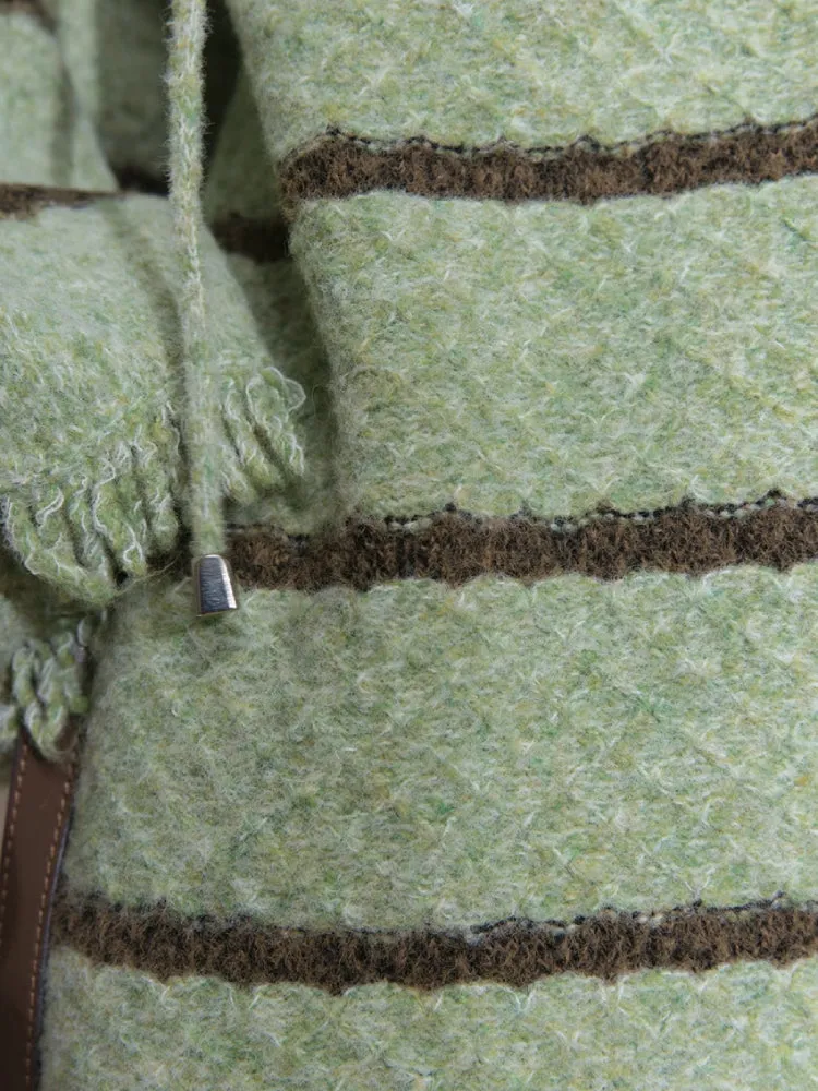 Wool cardigan   dress set【s0000007208】